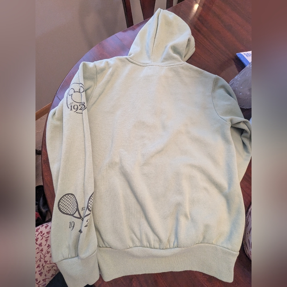 Disney Mickey Mouse & Co Crew Neck Long Sleeve Graphic Hoodie Green S - Picture 8 of 8